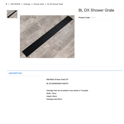  sydney Drainage Shower Grate BL DX Shower Grate australia