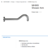 sydney BATHROOM Shower Shower Head with Arm MH905 Shower Arm australia